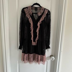 Anna Sui lace dress